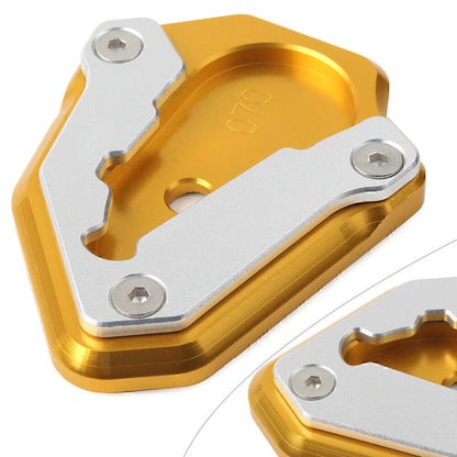 Gold Side Stand Enlarger Pad for Ducati 848 1098 1198 (2008-2015)