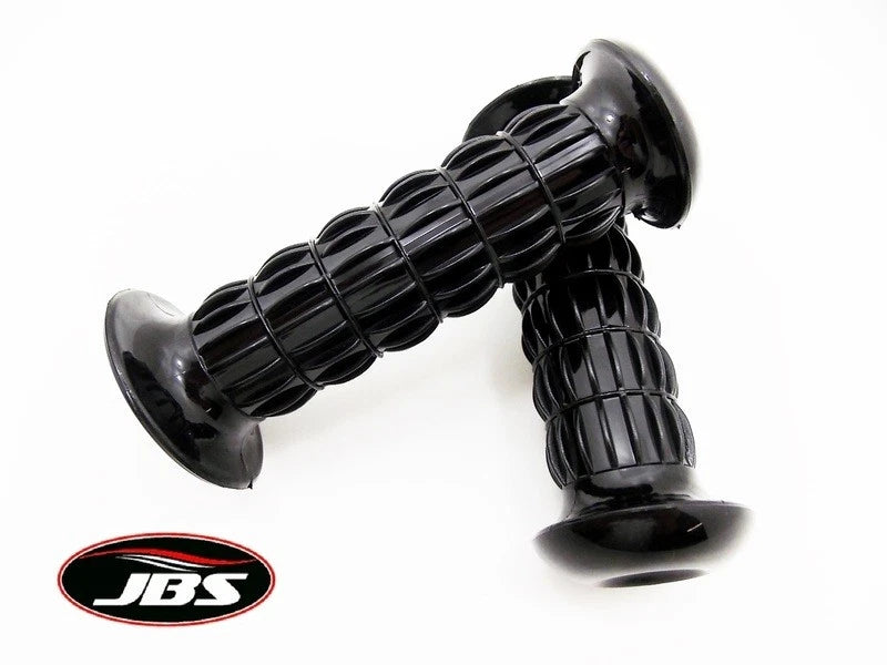 Black Hand Grip Set for Kawasaki F7 (1971-1975) - Left & Right Pair