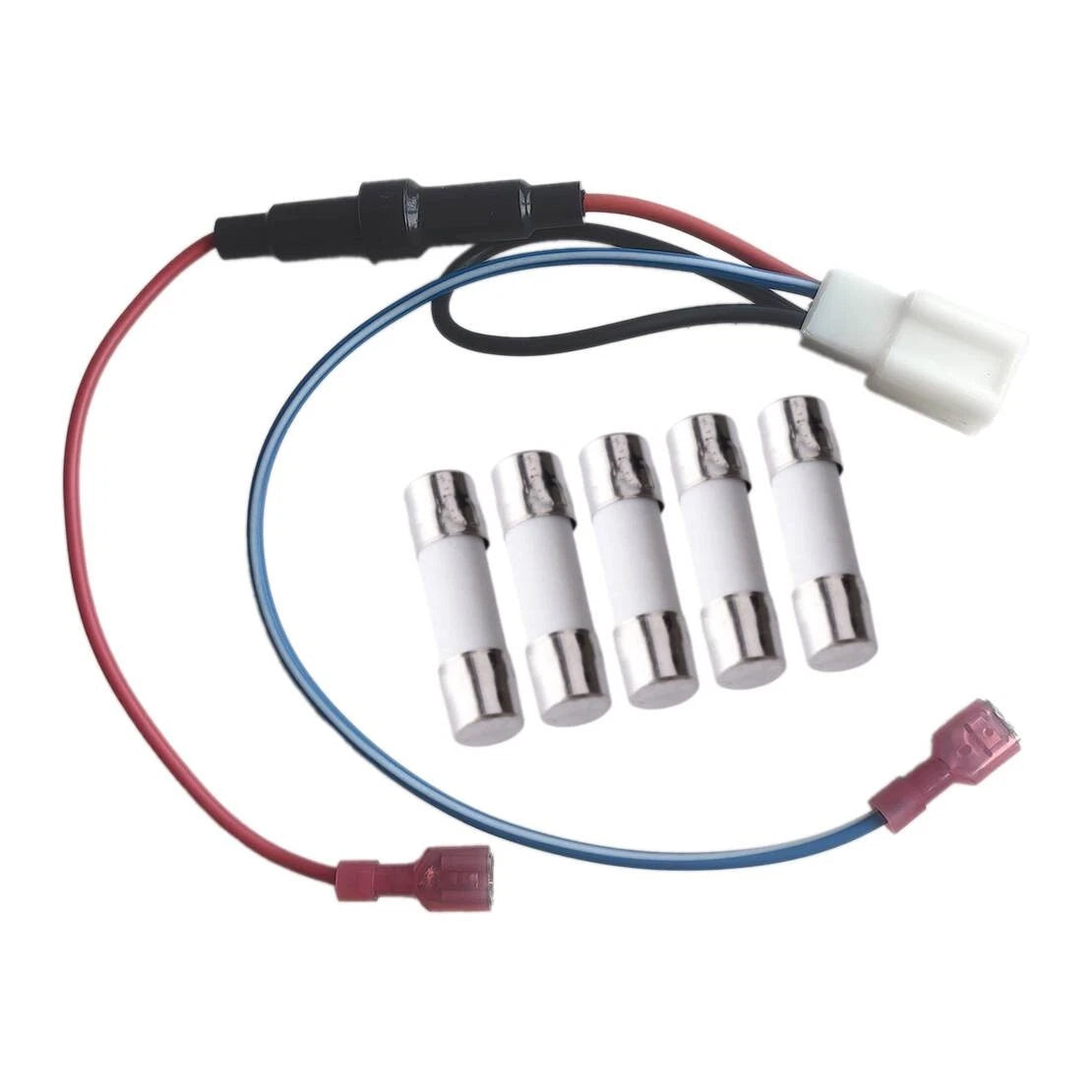 Battery Connector Wire Harness Pigtail & Fuses for Honda CT70 (1969-1971)