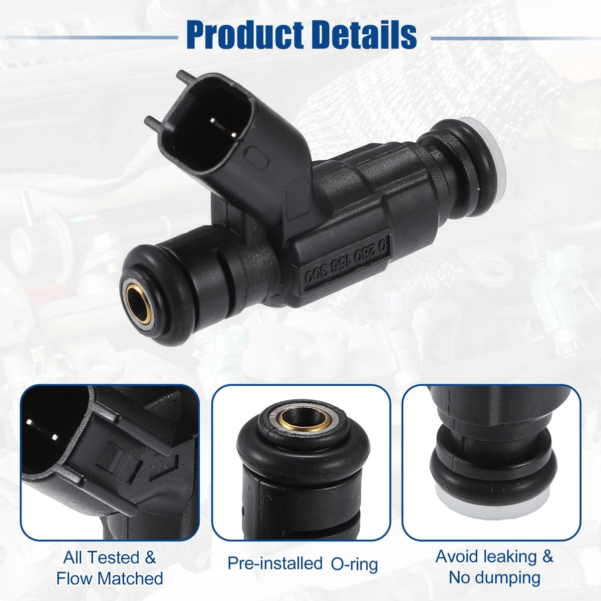 6pcs 3.6L Fuel Injector Nozzle for Chevrolet Equinox (2008 - 2009)