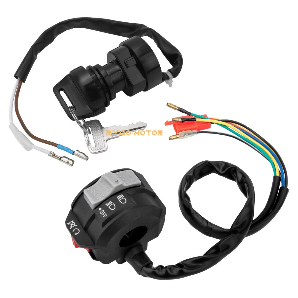 2 x Start/Stop Headlight & Ignition Key Switch for Yamaha Blaster YFS200