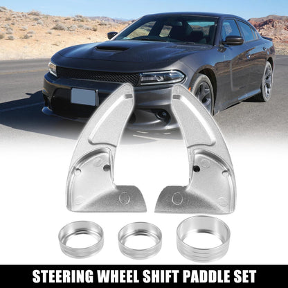 Silver Tone Inner Paddle Shifter Set for Dodge Charger