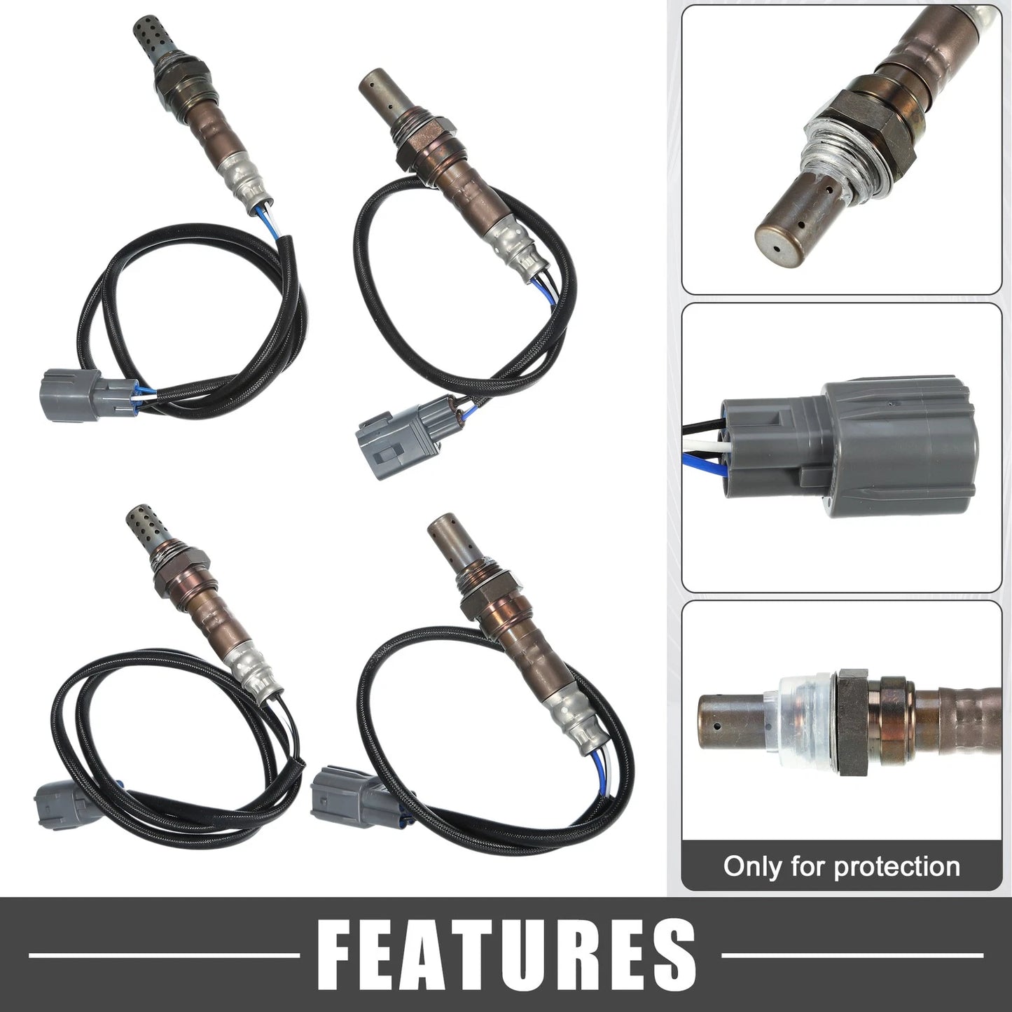 4 Pcs O2 Oxygen Sensors for Toyota RAV4 (2001-2003)