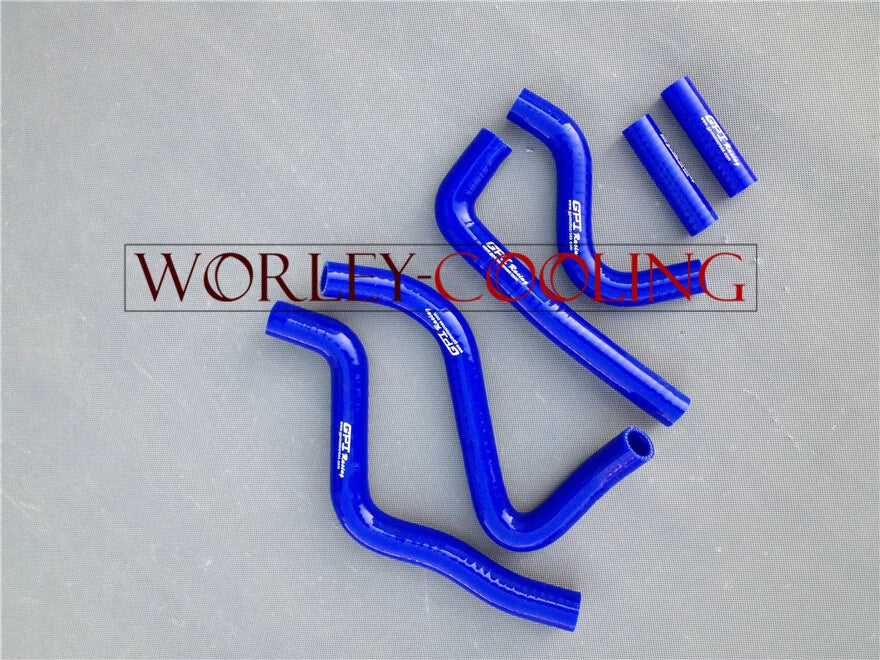 Silicone Radiator Hose Kit for Kawasaki KX250 (1999-2002) BLUE