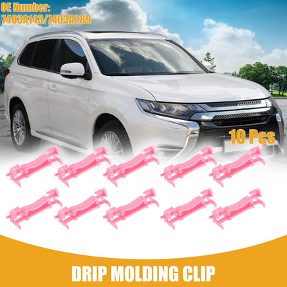 10 Pcs Roof Fastener Clips for Mitsubishi Outlander (2013-2023)