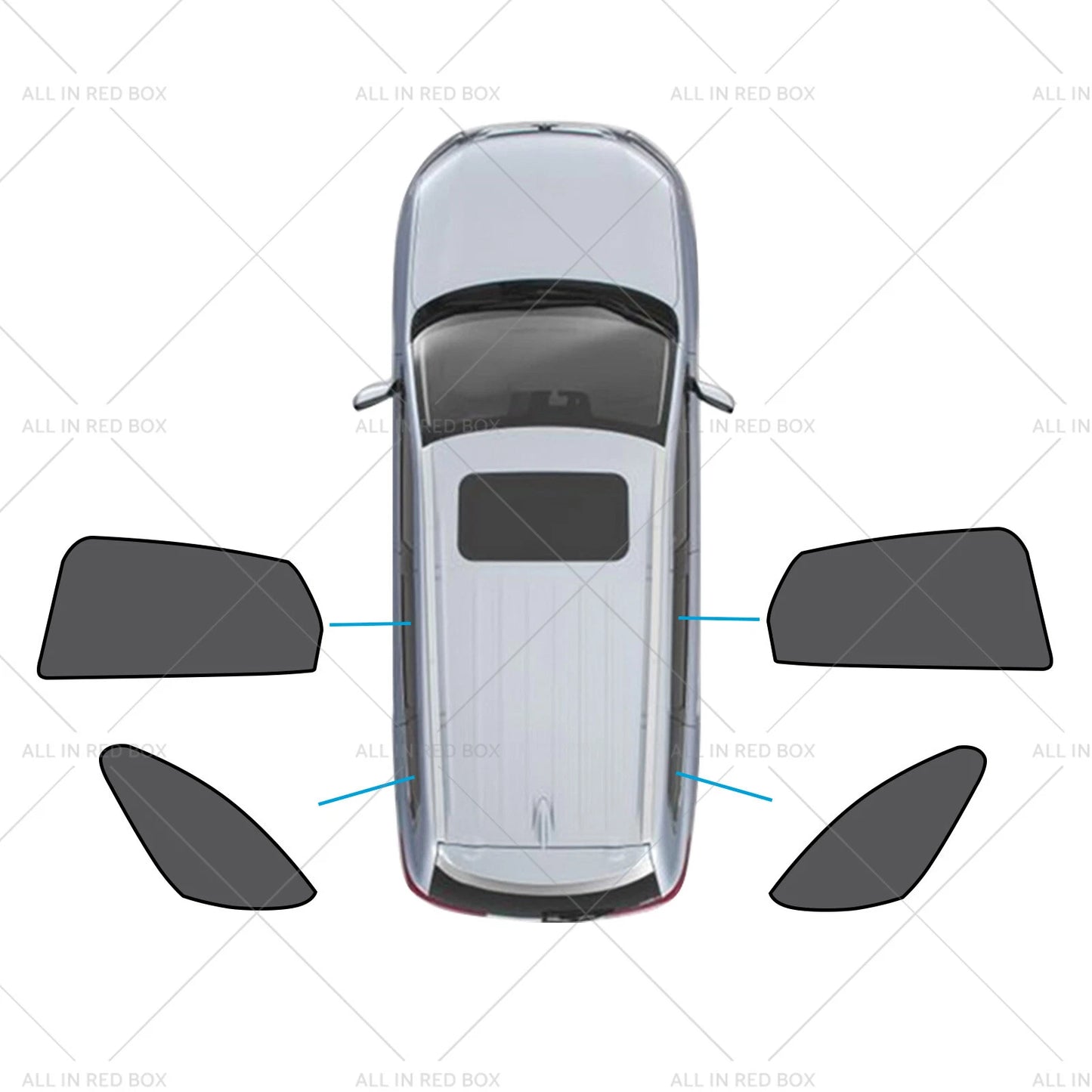 Magnetic Sun Shades for Mazda CX-3 CX3 (2015-Current)