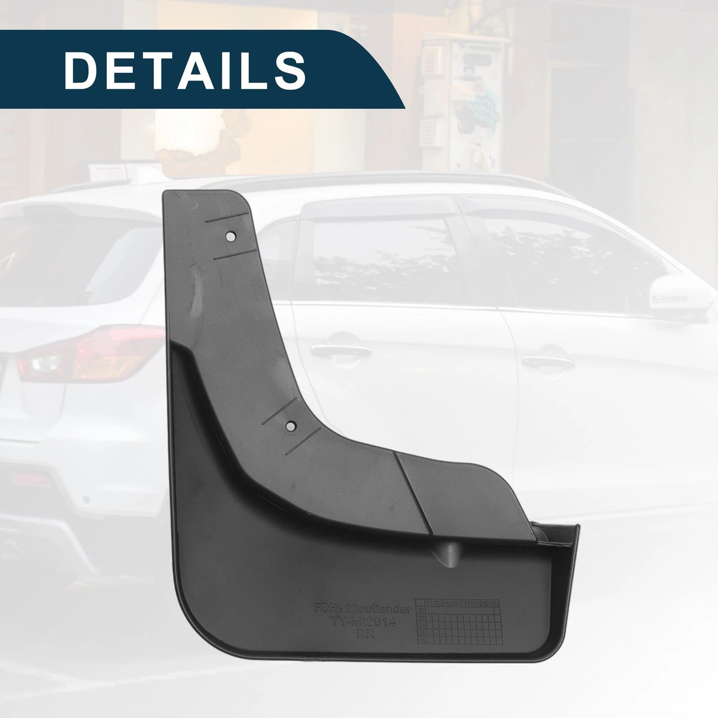 Mud Flap Splash Guard for Mitsubishi Outlander (2022-2023)