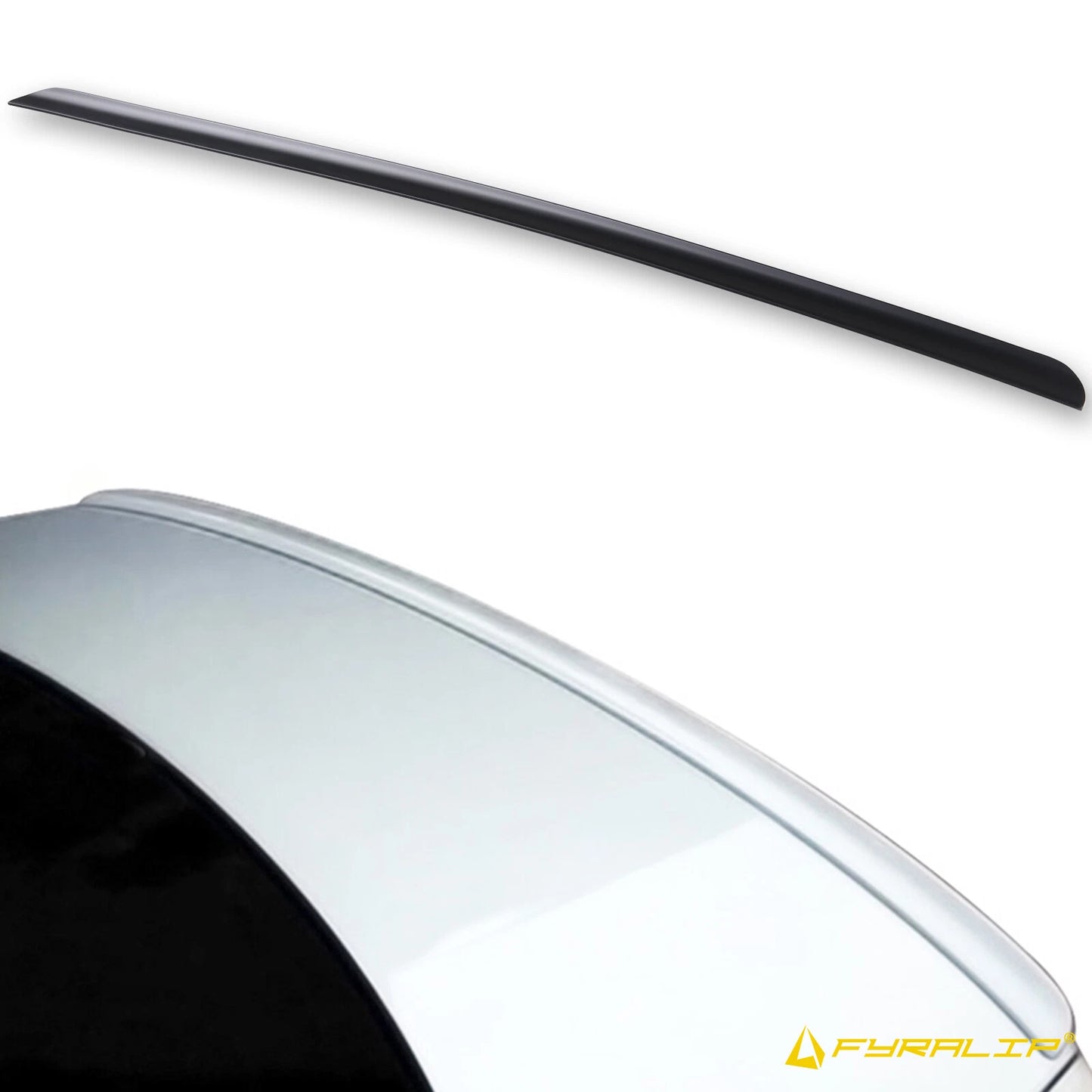 Boot Lip Spoiler for Audi A4 B5 Sedan (1996-2001) Matte Black Unpainted