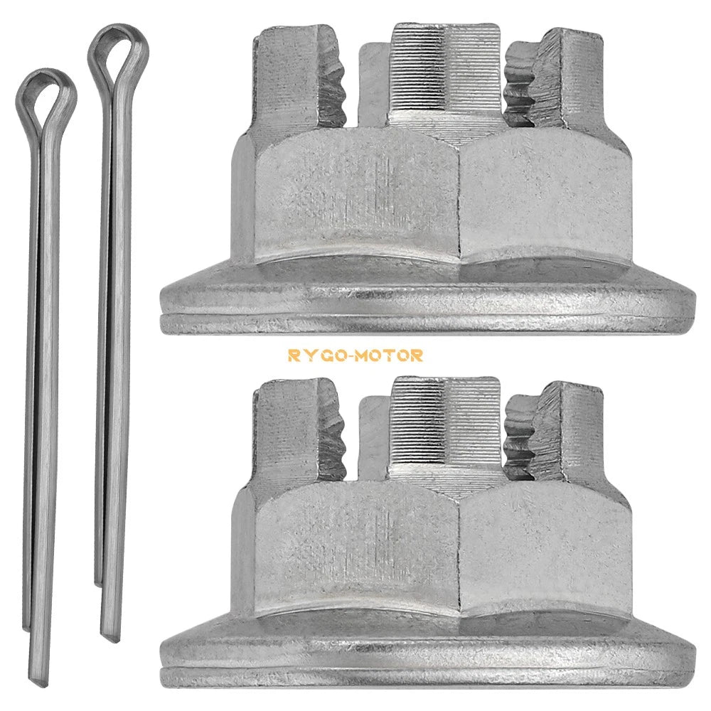 2 x Axle Castle Nut for Honda