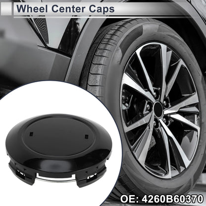 Wheel Center Cap for Toyota Land Cruiser (2016-2021) Black Plastic 1 Pc