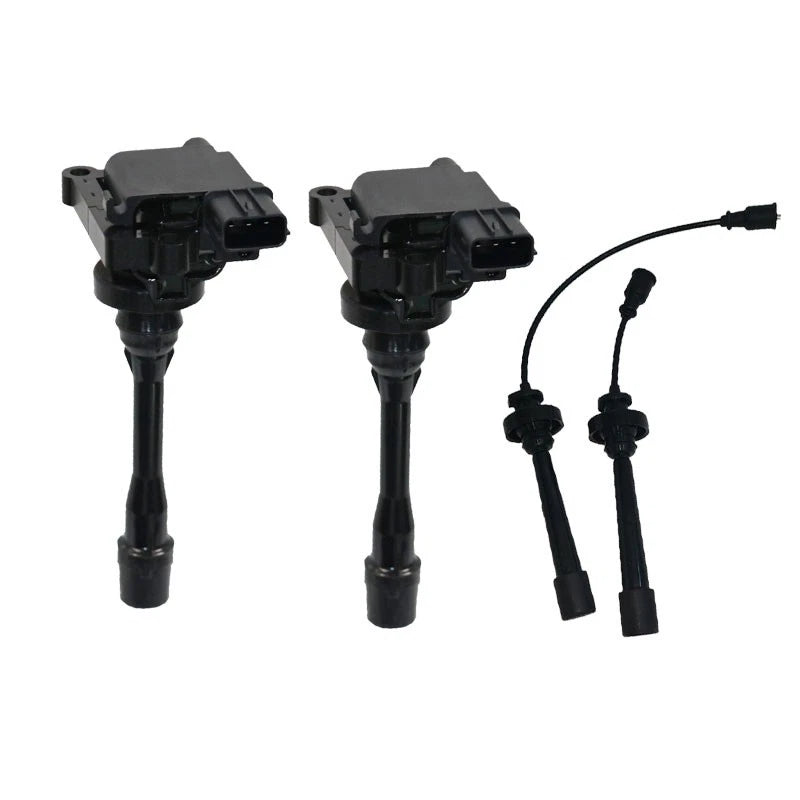 Ignition Coil Pack & Lead Kit for Mitsubishi Pajero IO 1.6L 1.8L 2.0L (1999-2003)