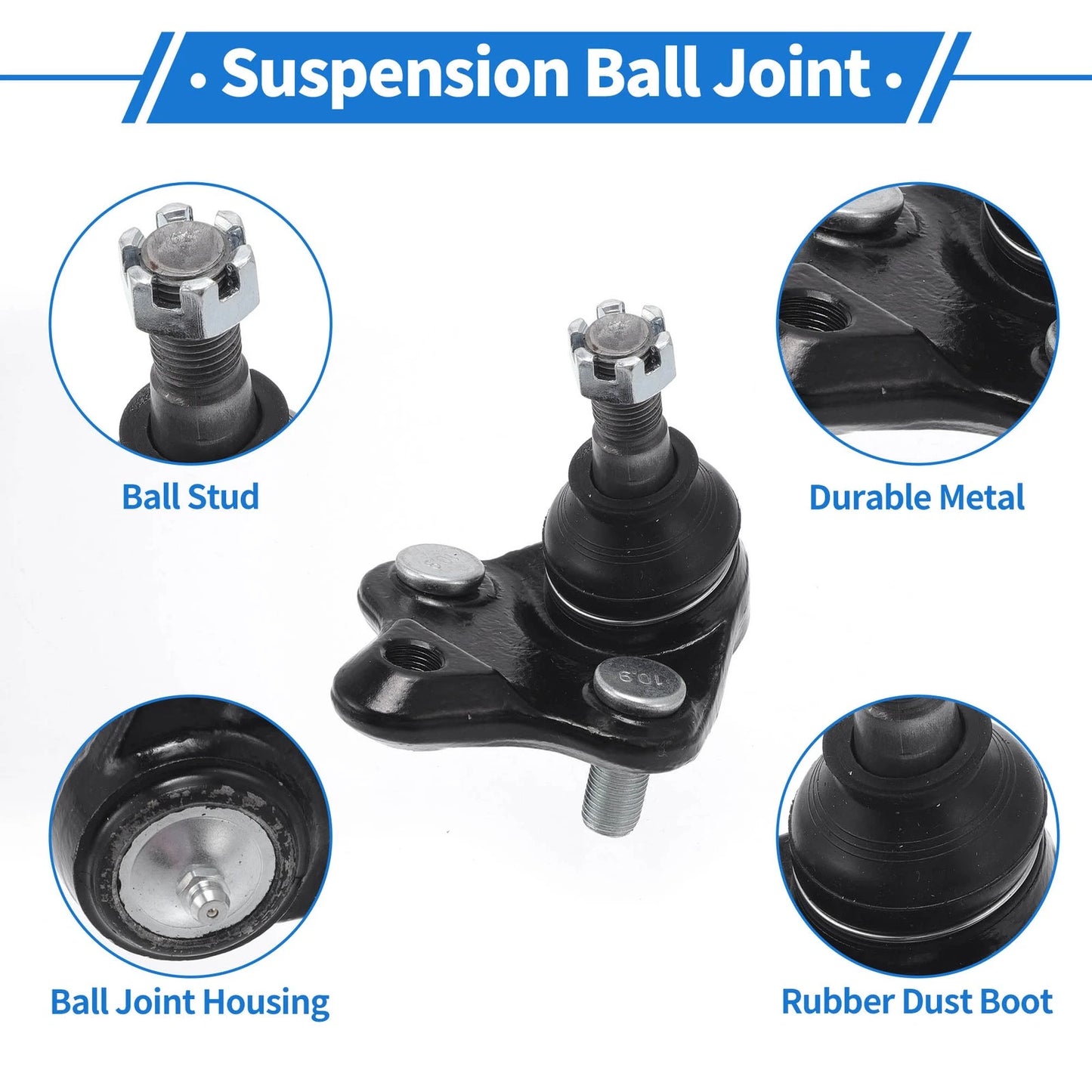 Front Lower Ball Joints for Toyota Corolla (1996-2008)