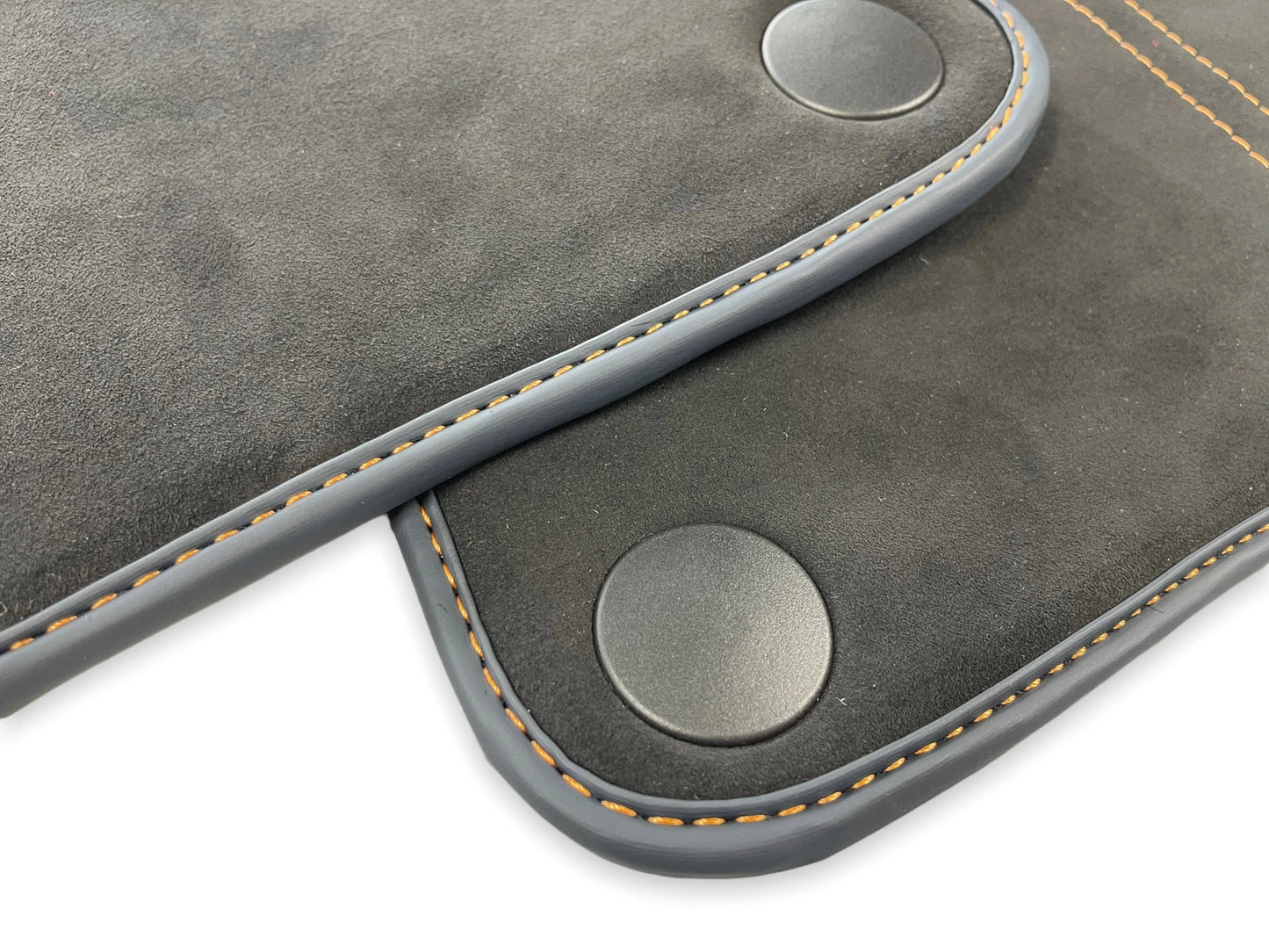 Alcantara Black Floor Mats for McLaren 720S (2017-2023) - Tailored Carpets