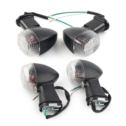 Clear Front Rear Turn Signal Indicator Lights for Kawasaki Ninja ZX7R ZX9R ZX12R