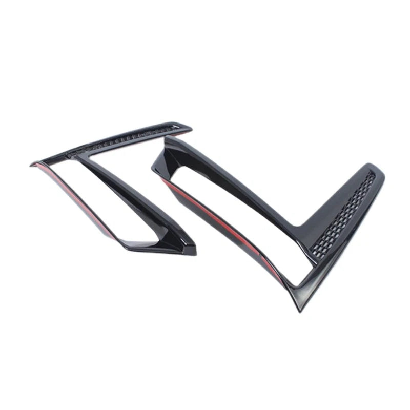 Black Front Fog Lamp Light Cover Trim for Honda CR-V (2023-2024)