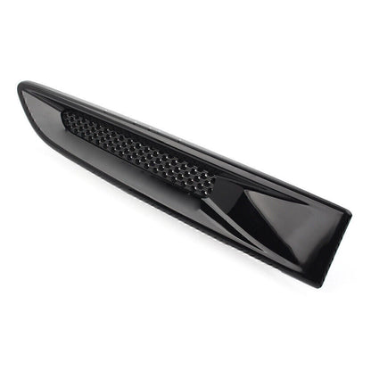 Black Front Side Fender Air Vent Grille Trim for Jaguar XE F-Pace XF (2015-2023)