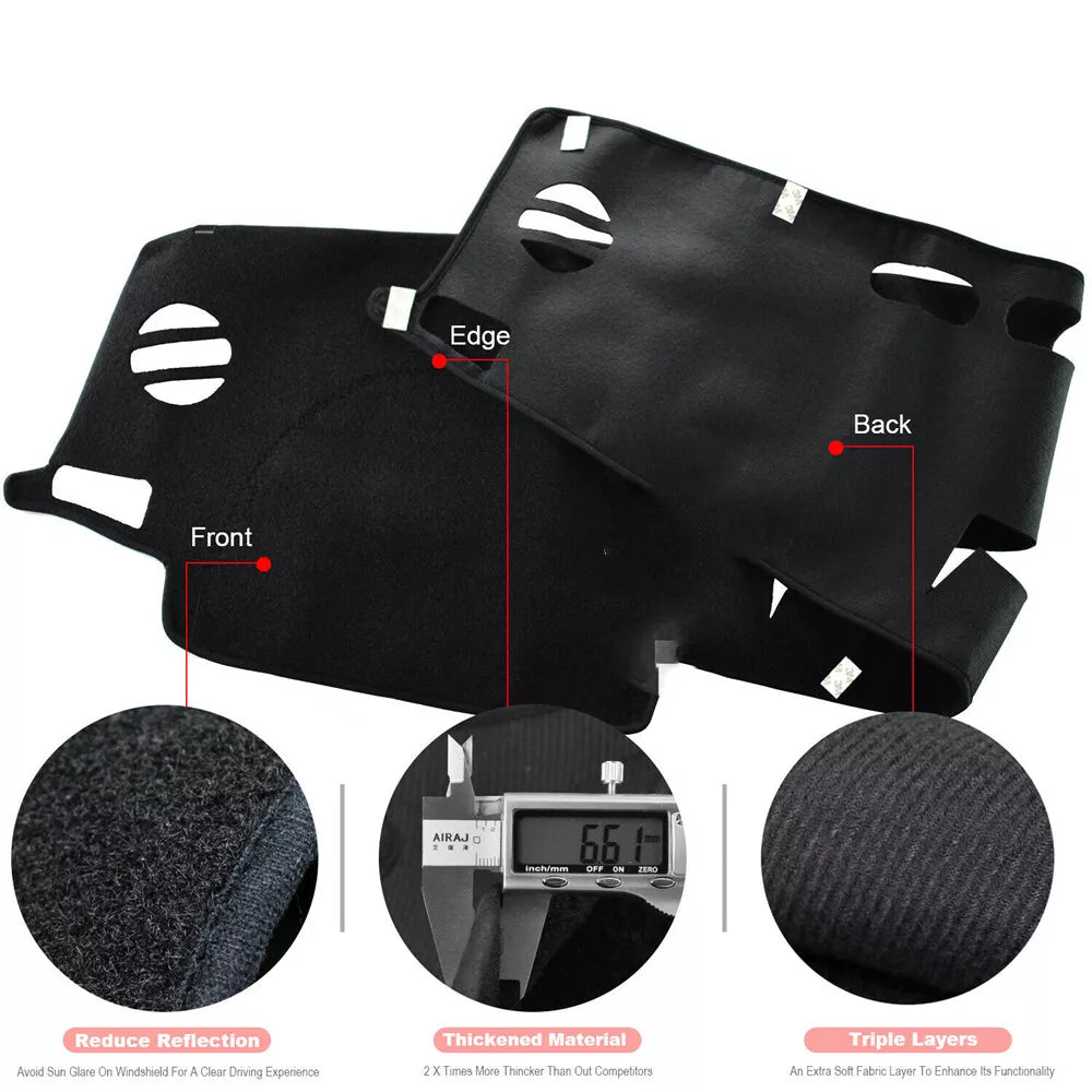 Dash Mat for Ford Edge 2011-2013 Non-Slip Gray Cover (2011-2013)
