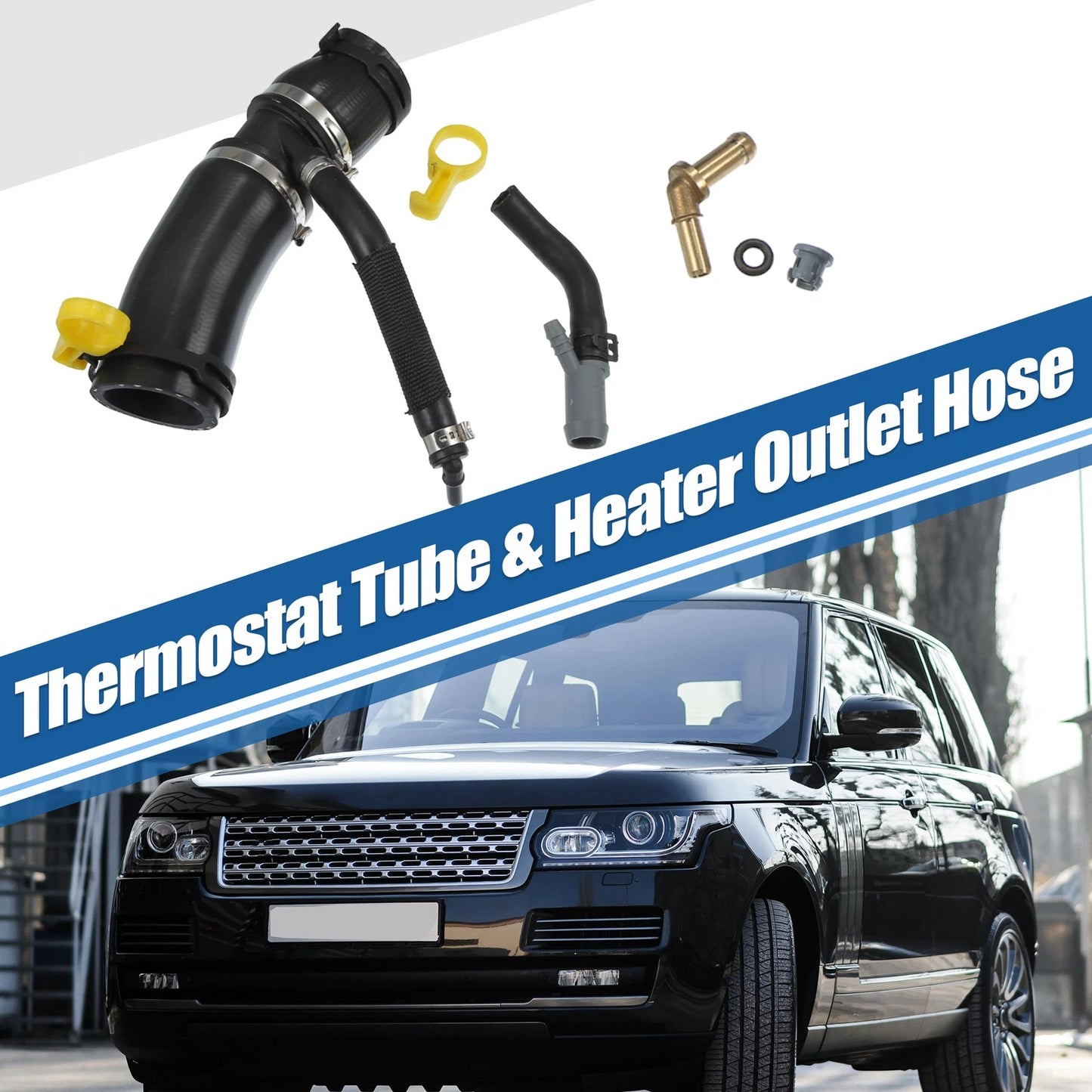 Thermostat Tube Throttle Body Heater Outlet Hose for Land Rover