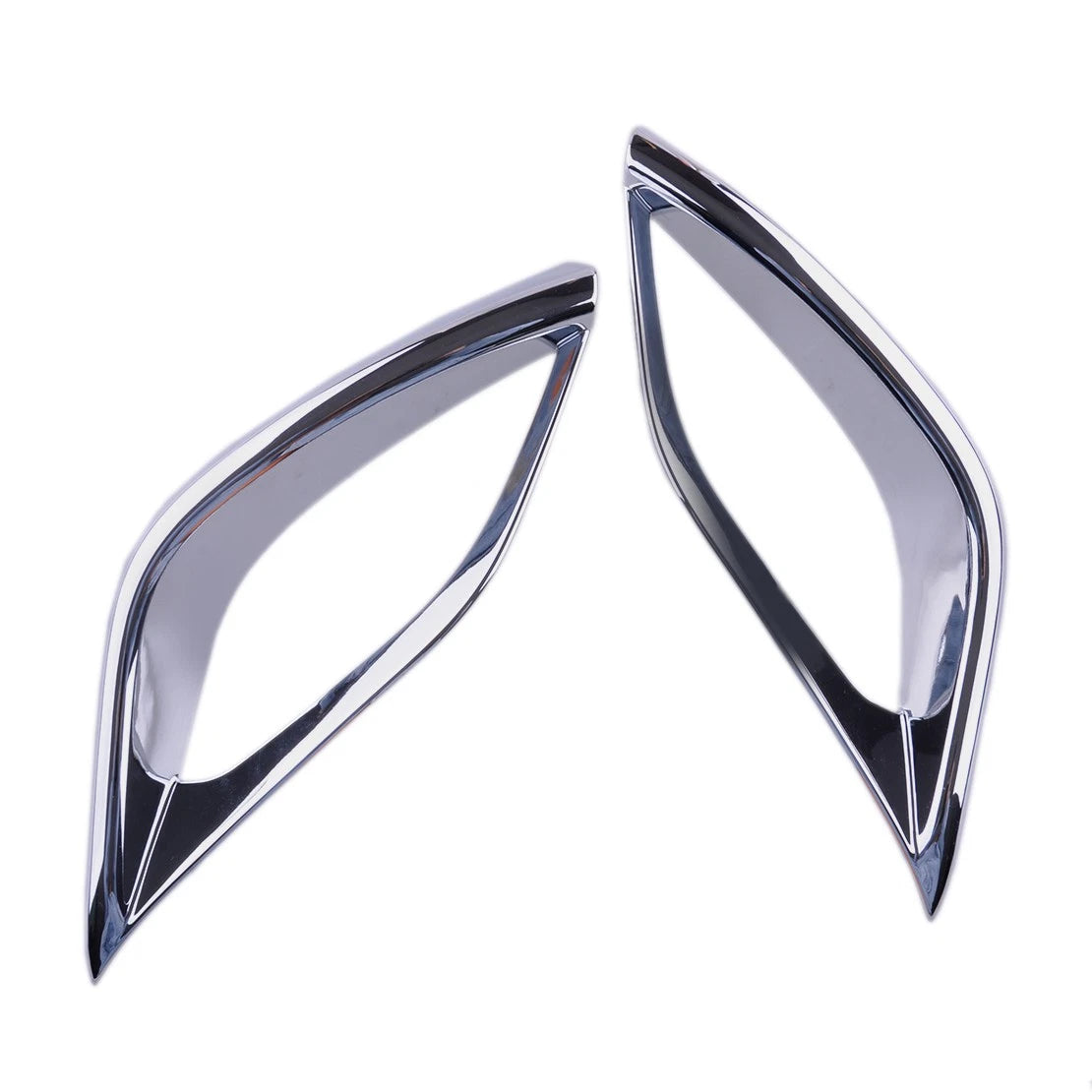 Chrome Rear Bumper Fog Light Covers for Toyota Highlander (2020-2022)
