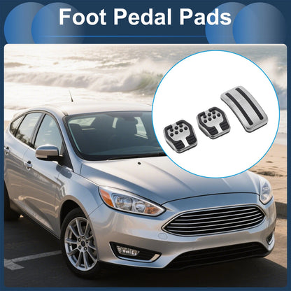 3 Pcs Manual Transmission Accelerator Pedal Covers for Ford Focus (12-16)