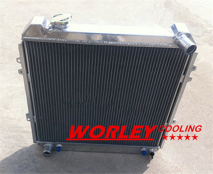 3 Row Aluminum Radiator & Fan for Toyota Pickup 4Runner (1988-1995)