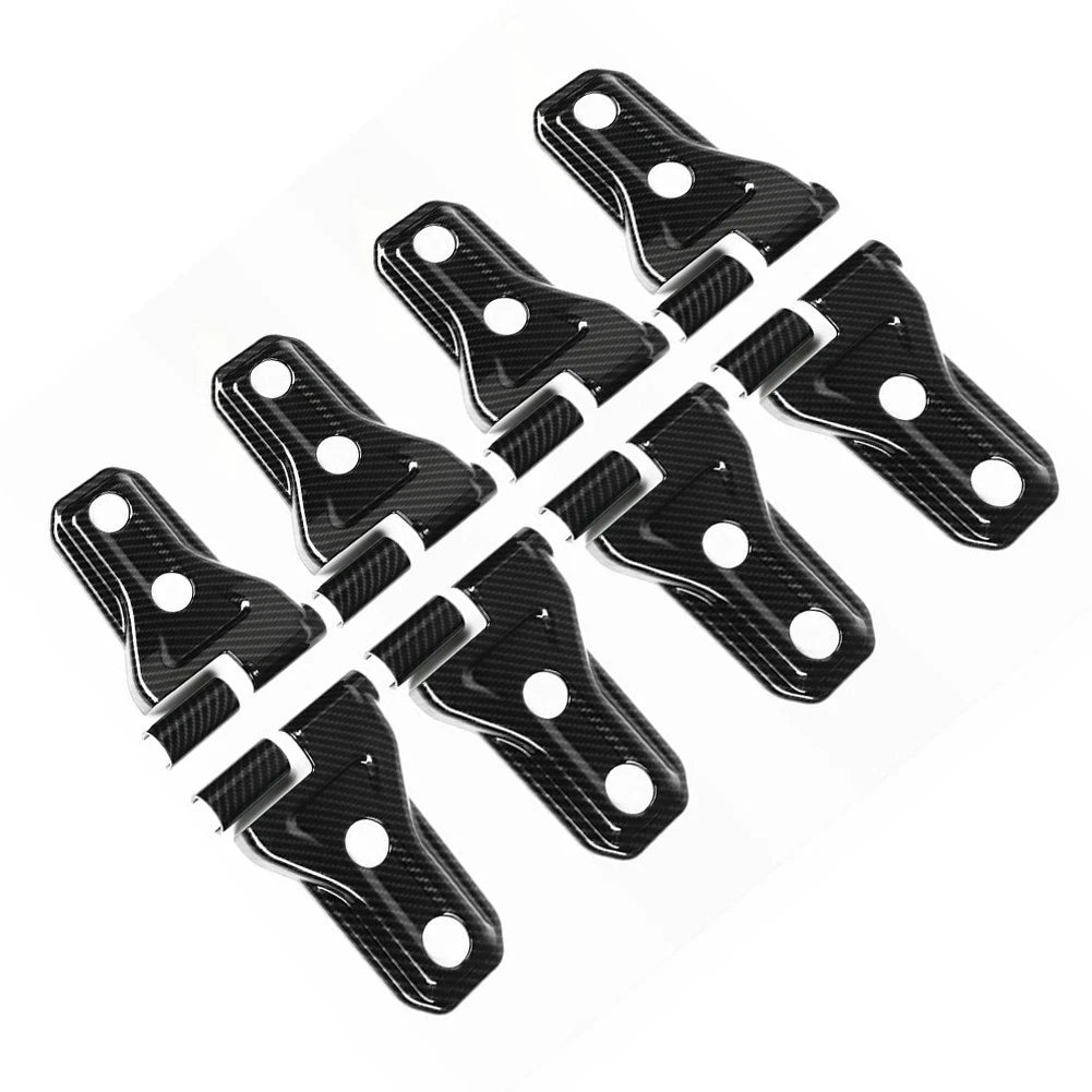 Door Hinge Cover Carbon Fiber Style for Jeep Wrangler JL JT (2018-2020)