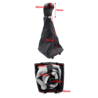 6-Speed Manual Gear Shift Knob & Boot Case for Skoda Octavia (2004-2012)