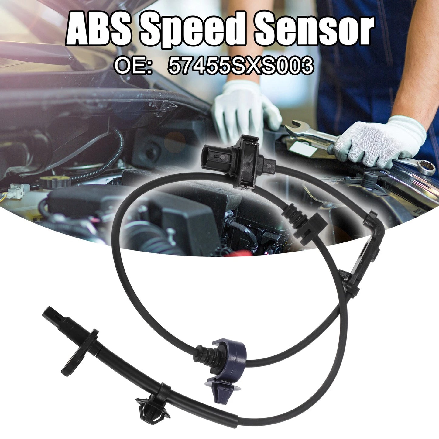 Front Left ABS Wheel Speed Sensor for Honda CR-V 2.4L (2007-2011)
