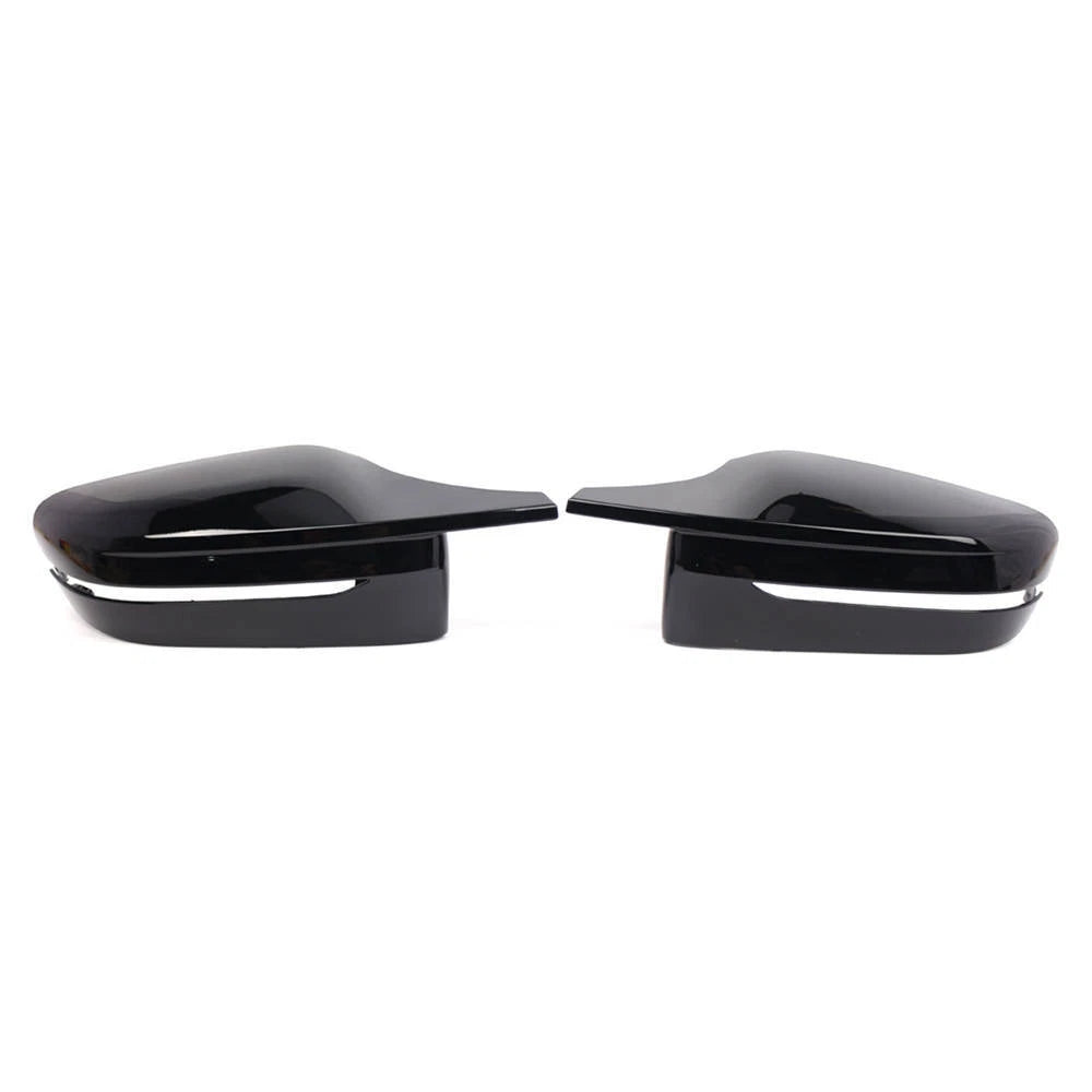 M Style Glossy Black Side Mirror Cover Caps for BMW 3 Series (2019–2023)