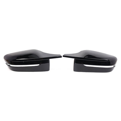 M Style Glossy Black Side Mirror Cover Caps for BMW 3 Series (2019–2023)