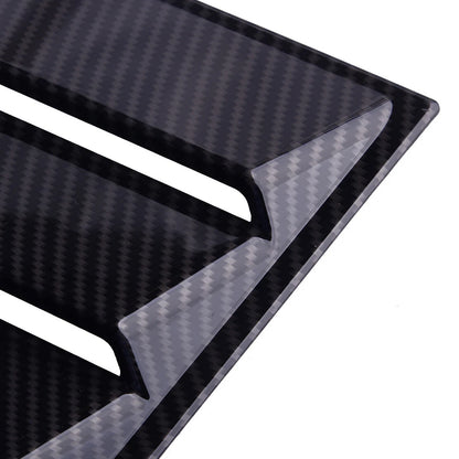 Rear Side Window Louver Scoop Blinds Covers for Dodge Charger (2011-2021)