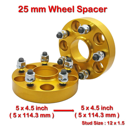 12x1.5 5x114.3 Hub Centric Wheel Spacers for Toyota Camry MR2 Supra