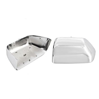 Chrome Mirror Cover Cap Set LH & RH for 2017-2022 Ford Super Duty F250 F350 F450