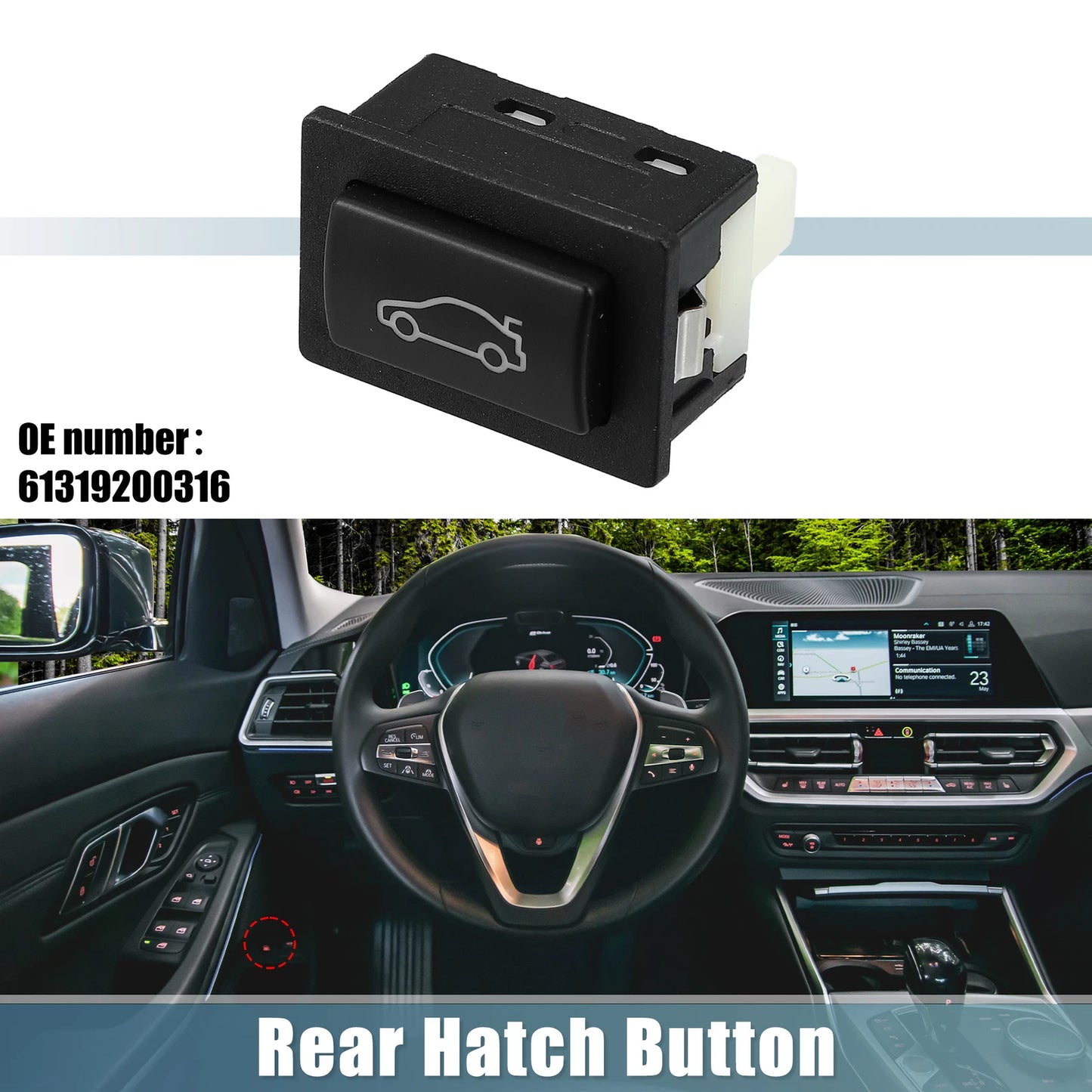 Trunk Tailgate Release Switch Button for BMW E60 E84 E87 Series