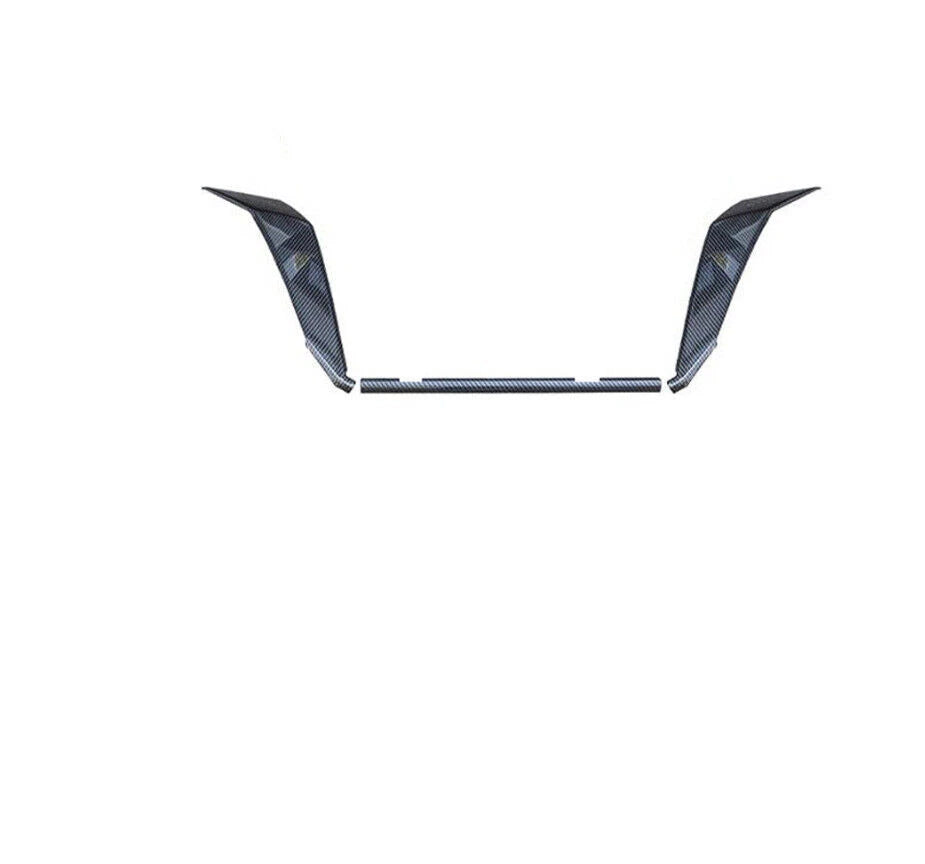 ABS Carbon Fiber Front Grille Frame Cover Trim for Nissan Sentra (2020-2022)