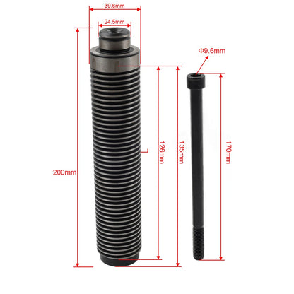 40 x 4mm Steel Wheel Balance Conversion Shaft Kit for Balance Machine