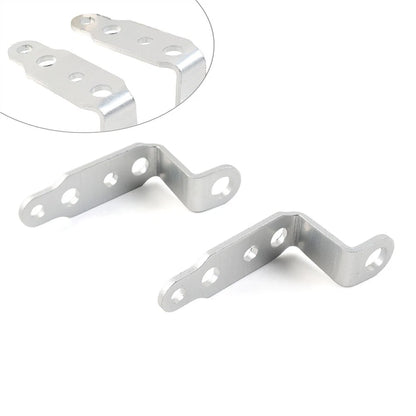 Universal Silver Headlight Rearview Mirror Bracket Extension