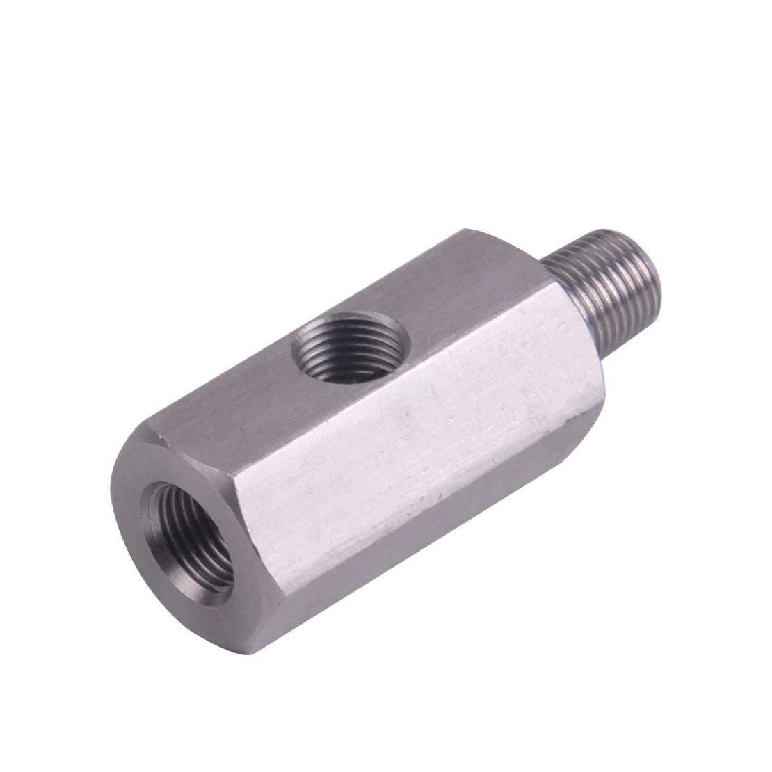 1/8" NPT Oil Pressure Sensor Tee Adapter for Turbo Supply Line w/Gasket