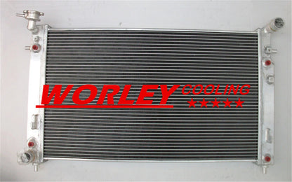 44mm Aluminum Radiator & Fans for Holden Commodore VT VX 3.8L V6 (97-02)
