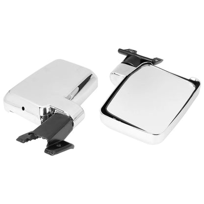 Silver Tone Rear View Side Mirror for Toyota Land Cruiser (1980-1996)
