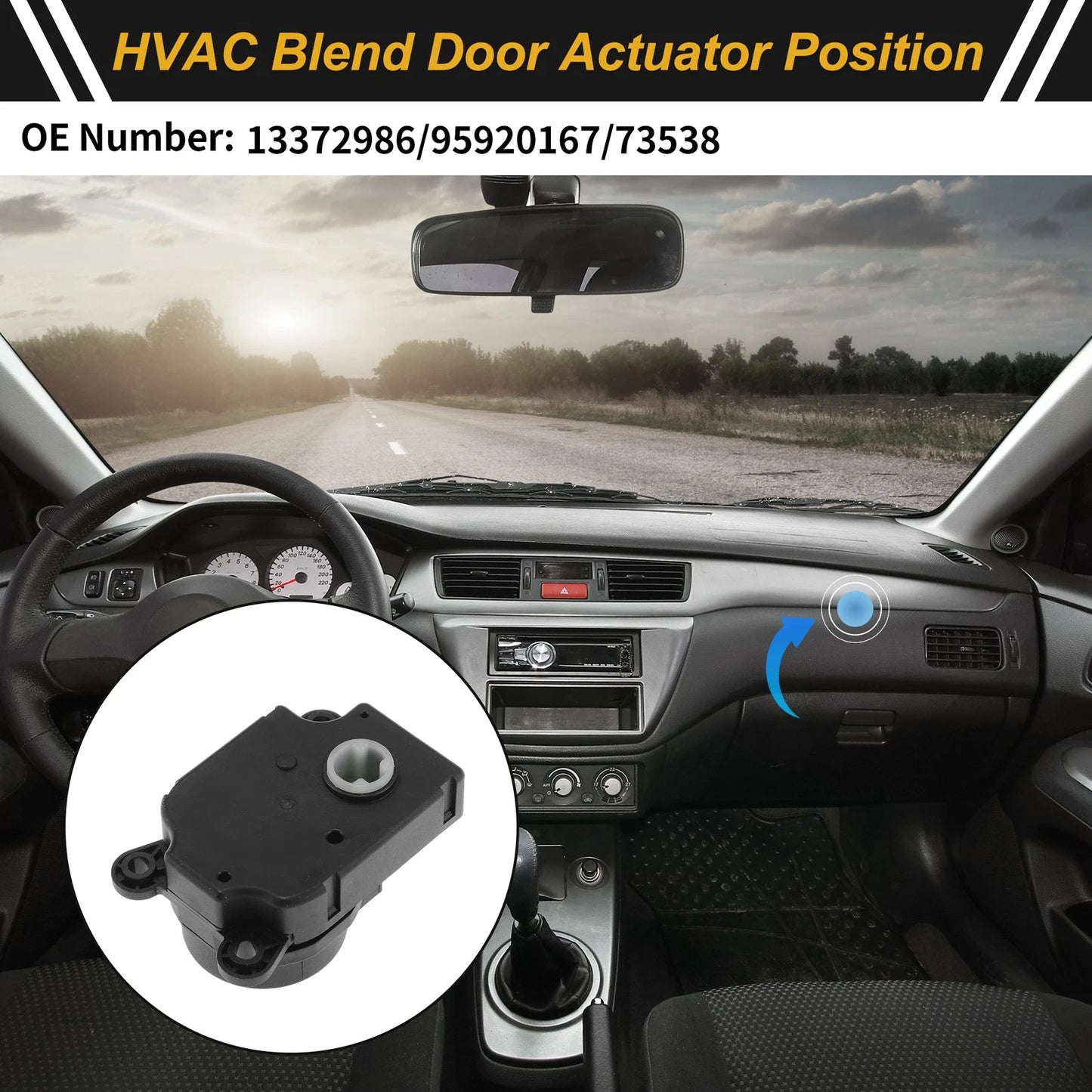 HVAC Heater Blend Door Actuator for Buick Encore (2013–2019)