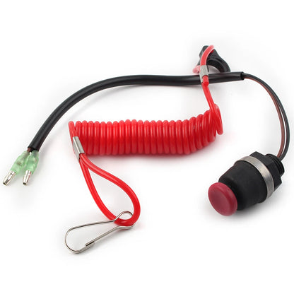 Boat Kill Switch Tether Cord Lanyard for Mercury Tohatsu Outboard Engine