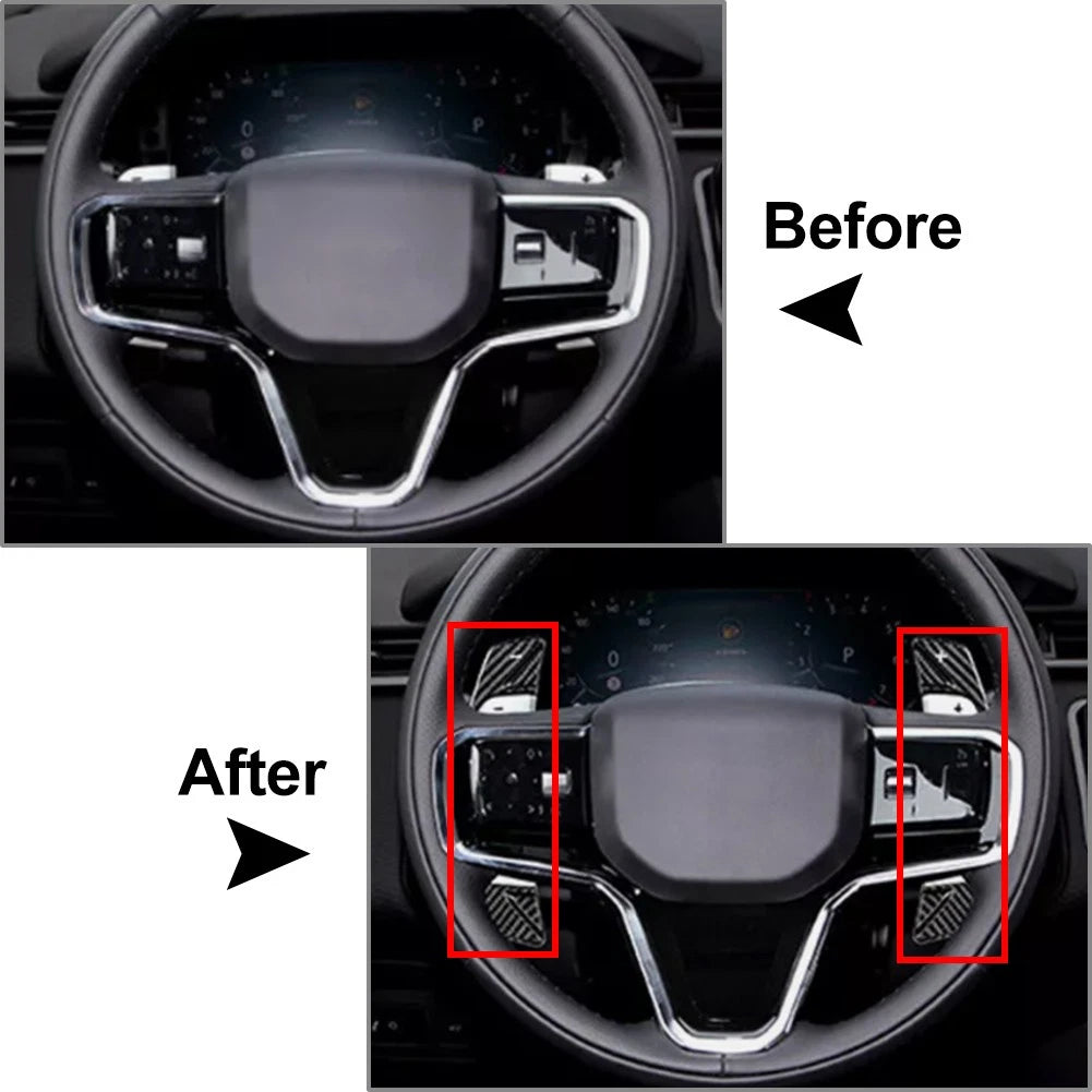 Carbon Steering Wheel Shift Paddle Extension for Land Rover Range Rover (2013-2023)