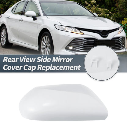 Right Side Mirror Cover Cap White for Toyota Camry (2018-2021)