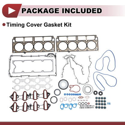 Timing Cover Gasket Kit for GMC Yukon 2002-2011 (1 Set)