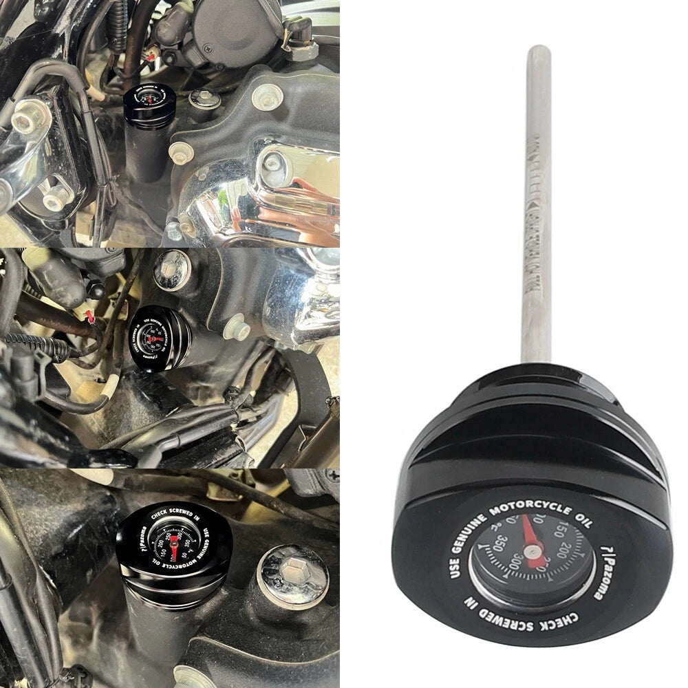 Oil Temperature Dipstick for Harley Road King FLHR FLHRXS FLHP FLHTP (2001-2023)