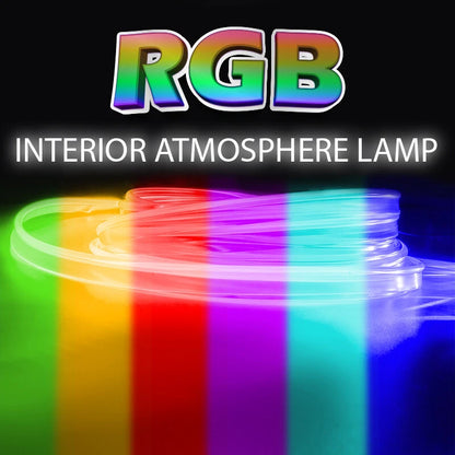 RGB LED Ambient Light Strip for Car Interior - APP Control USB