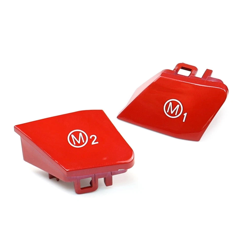 Red Steering Wheel Mode Switch Button Cover for BMW 1 2 3 4 5 6 Series X5
