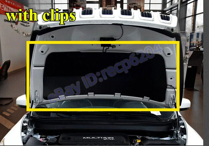 Front Engine Cover Hood Insulation Pad Heat Shield for Jeep Cherokee (2014–2018)