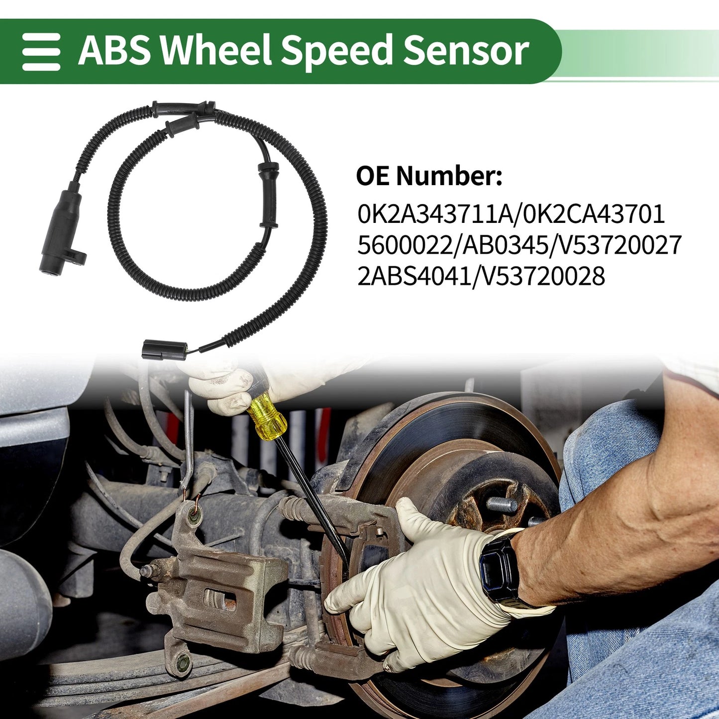 ABS Wheel Speed Sensor for Kia Sephia (1994-2001)